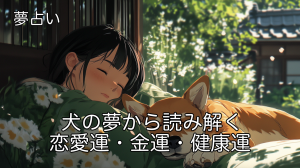 夢占い！犬の夢から読み解く恋愛運・金運・健康運