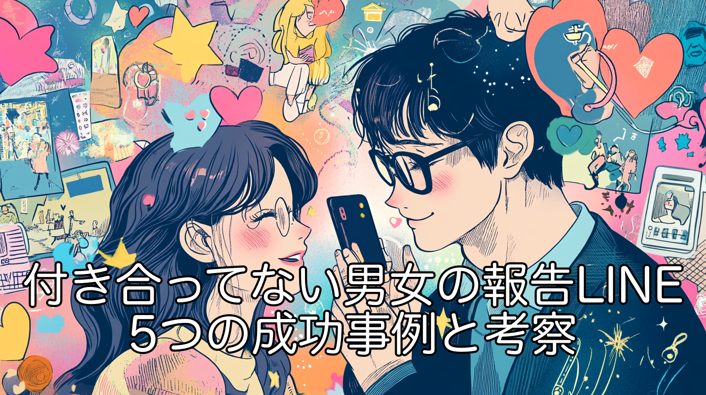 付き合ってない男女の報告LINE 5つの成功事例と考察
