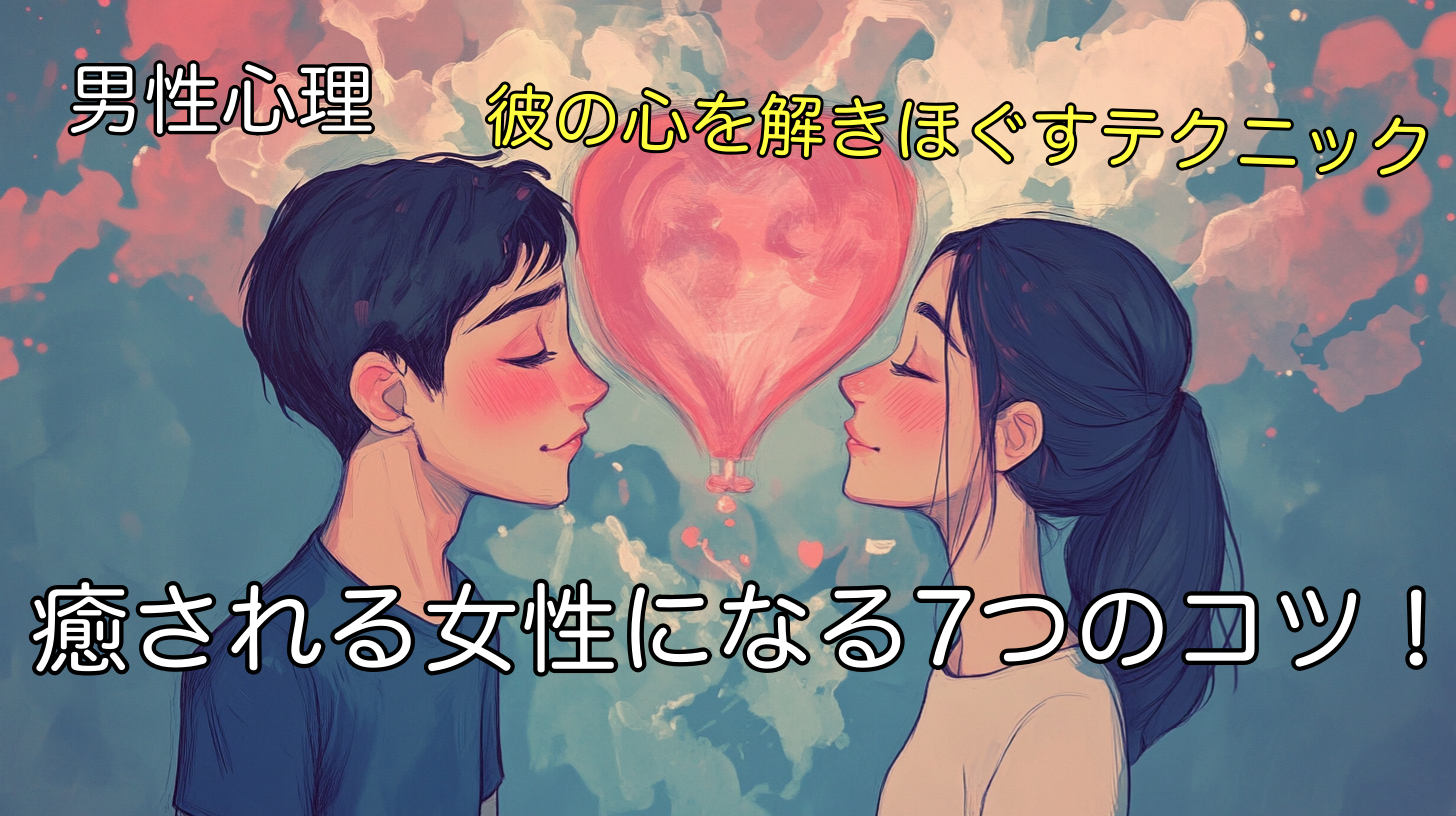 【男性心理】癒される女性になる7つのコツ！疲れた彼の心を解きほぐすテクニック