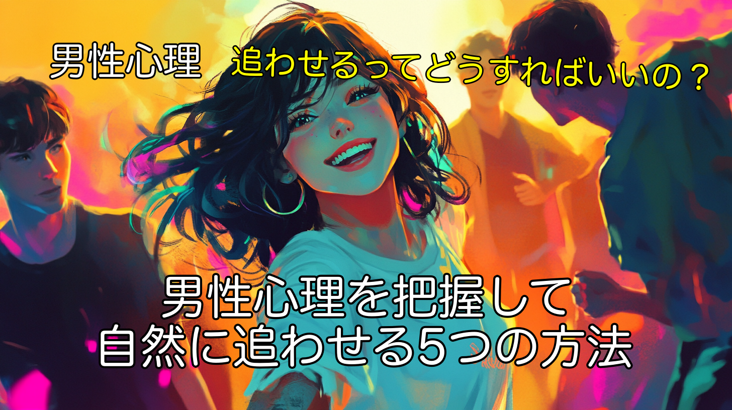 男性心理を把握して自然に追わせる5つの方法