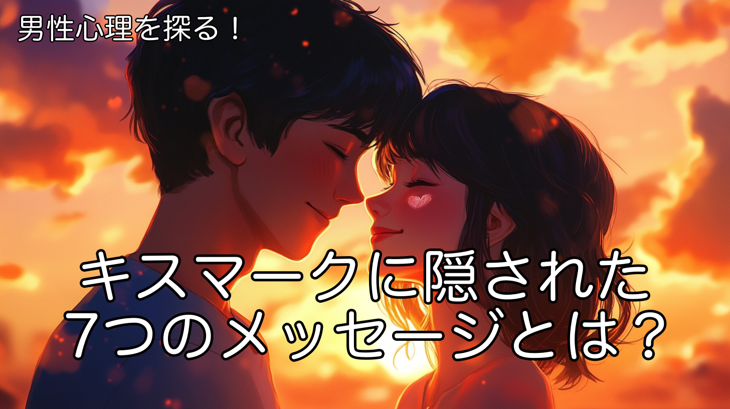 男性心理 キスマークに隠された7つのメッセージとは？