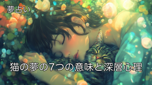 猫の夢の7つの意味と深層心理｜たくさん・なつく・抱っこ