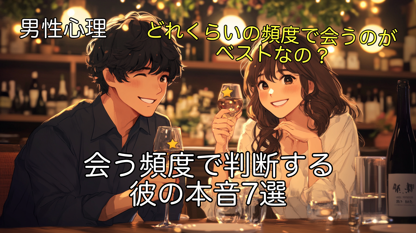 男性心理を理解！会う頻度で判断する彼の本音7選