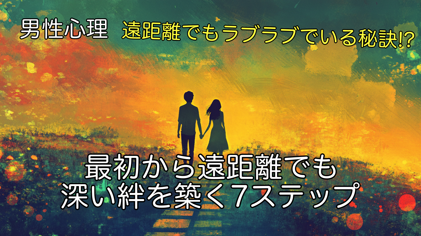 最初から遠距離でも男性心理を理解して深い絆を築く7ステップ