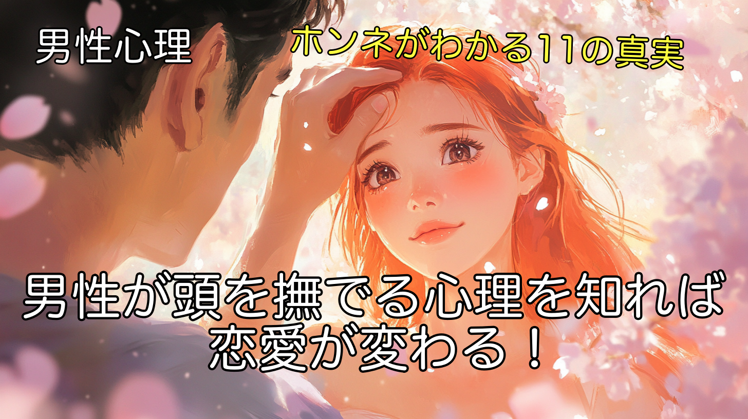 男性が頭を撫でる心理を知れば恋愛が変わる！男性心理からわかる11の真実