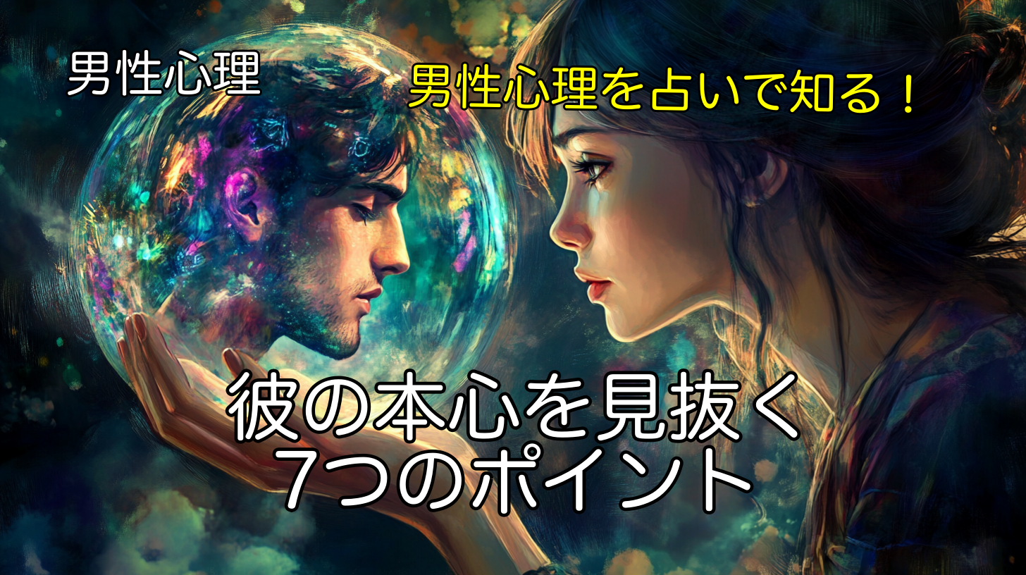 男性心理を占いで知る！彼の本心を見抜く7つのポイント