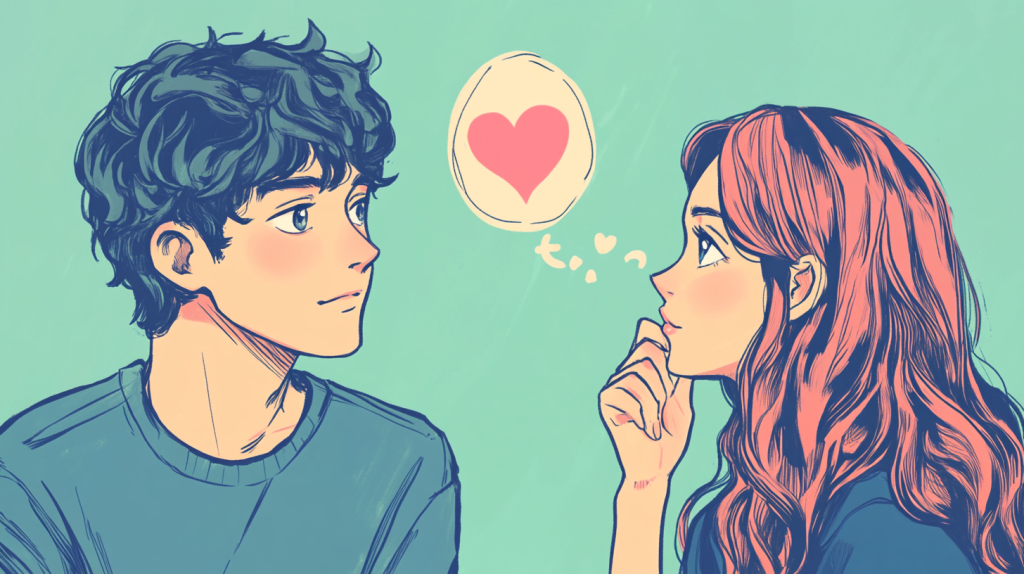 奥手な男性の脈ありサイン①：視線の動きに注目