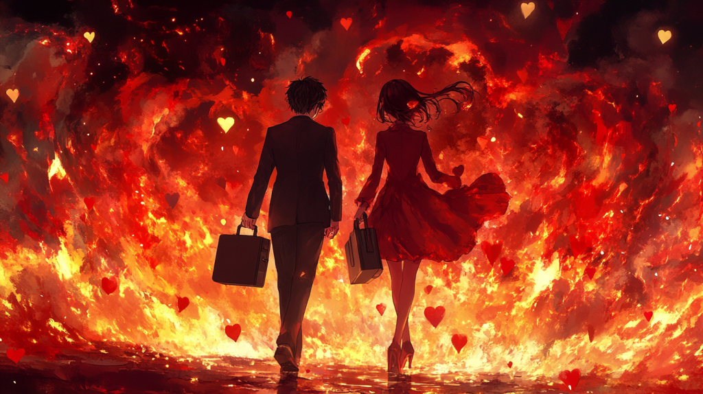 火事の夢から読み解く恋愛と仕事