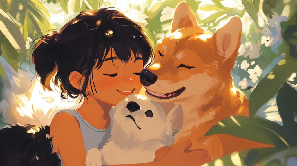 健康運を示唆する犬の夢のパターン