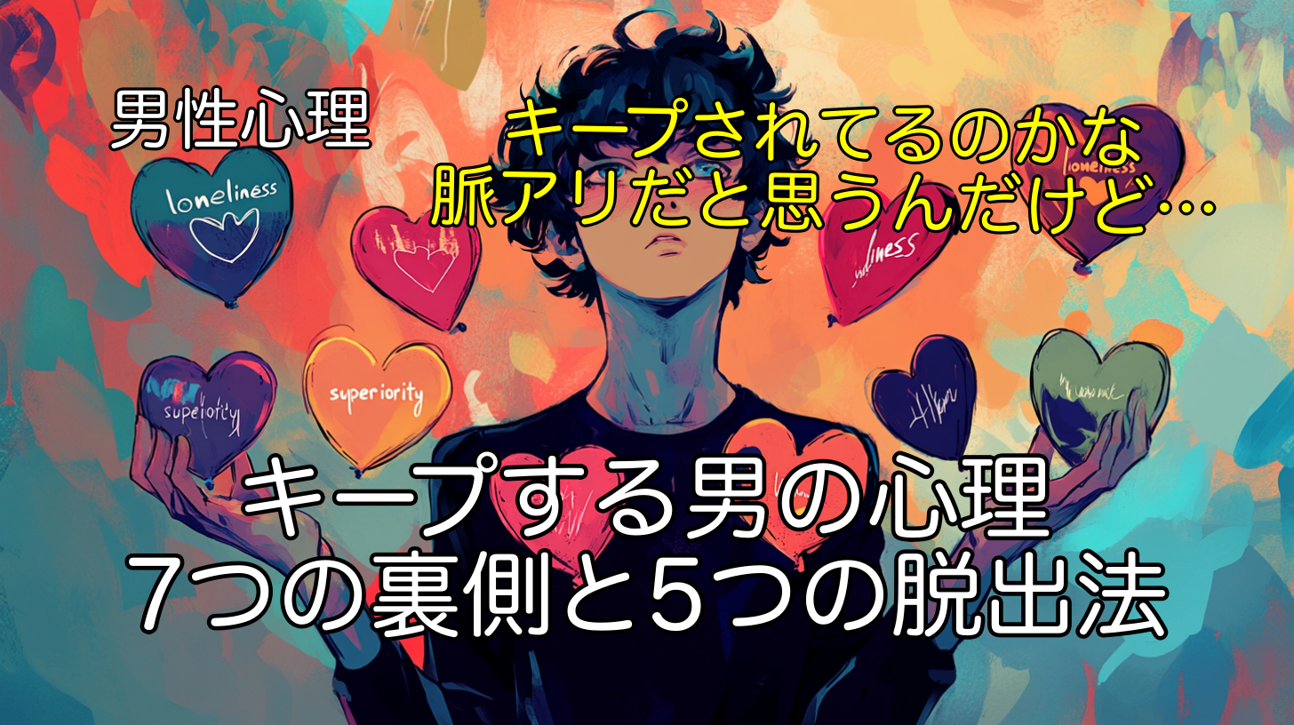 キープする男の心理7つの裏側と5つの脱出法
