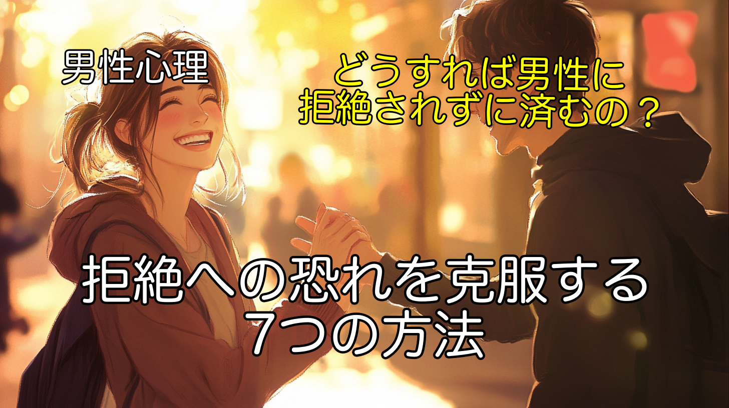 男性心理から学ぶ！拒絶への恐れを克服する7つの方法