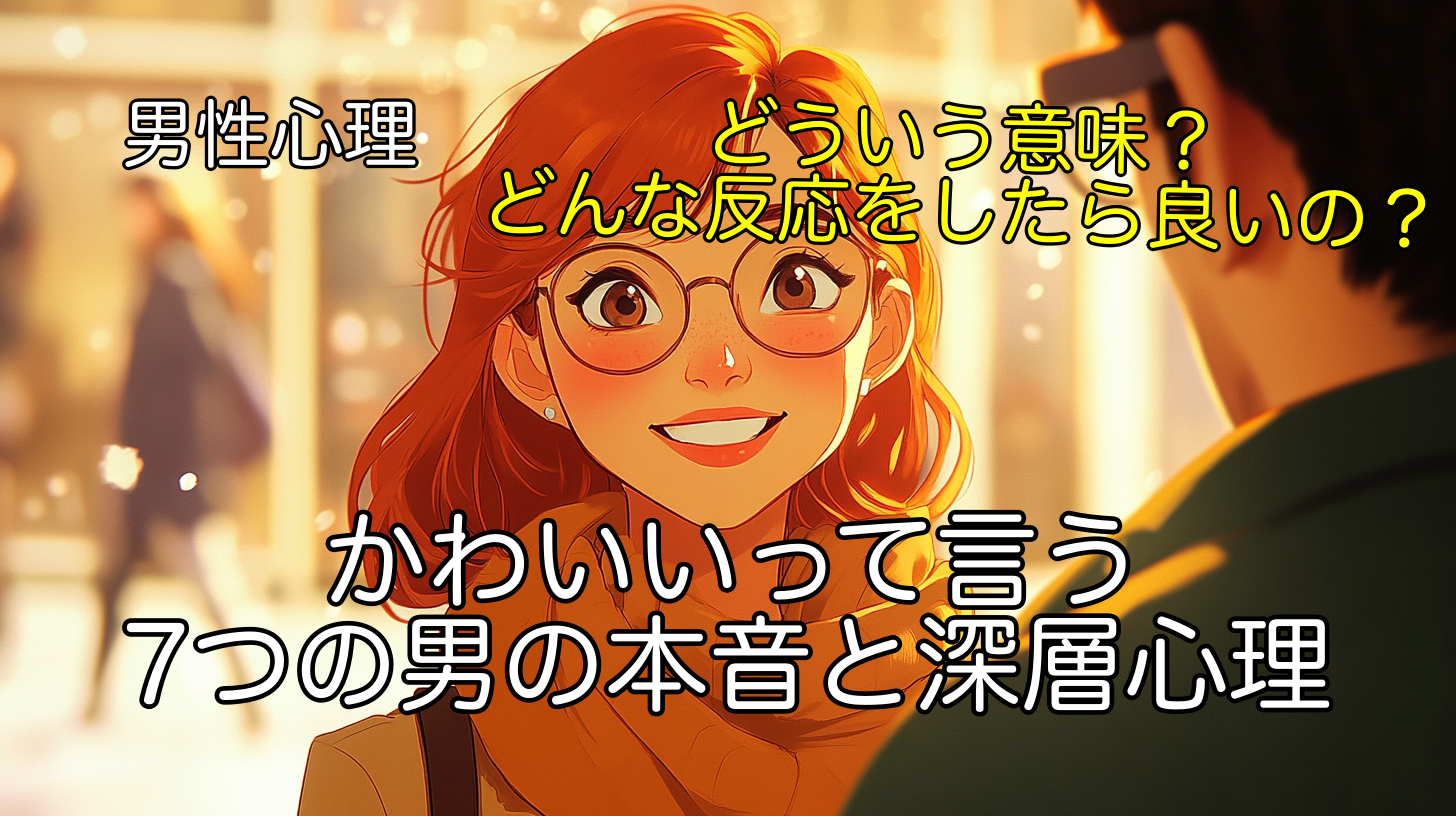 男性心理！かわいいって言う7つの男の本音と深層心理