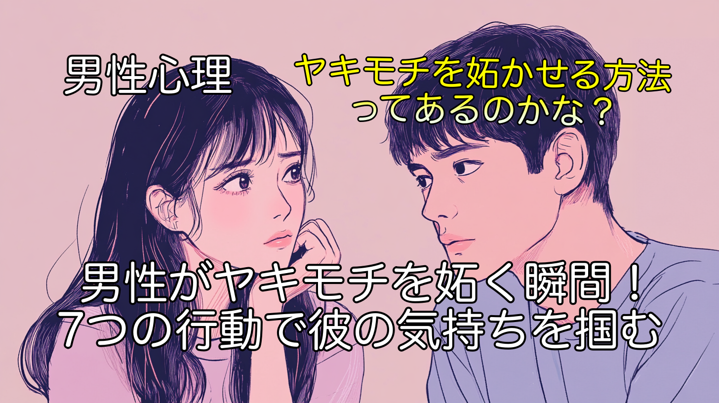 男性がヤキモチを妬く瞬間！7つの行動で彼の気持ちを掴む