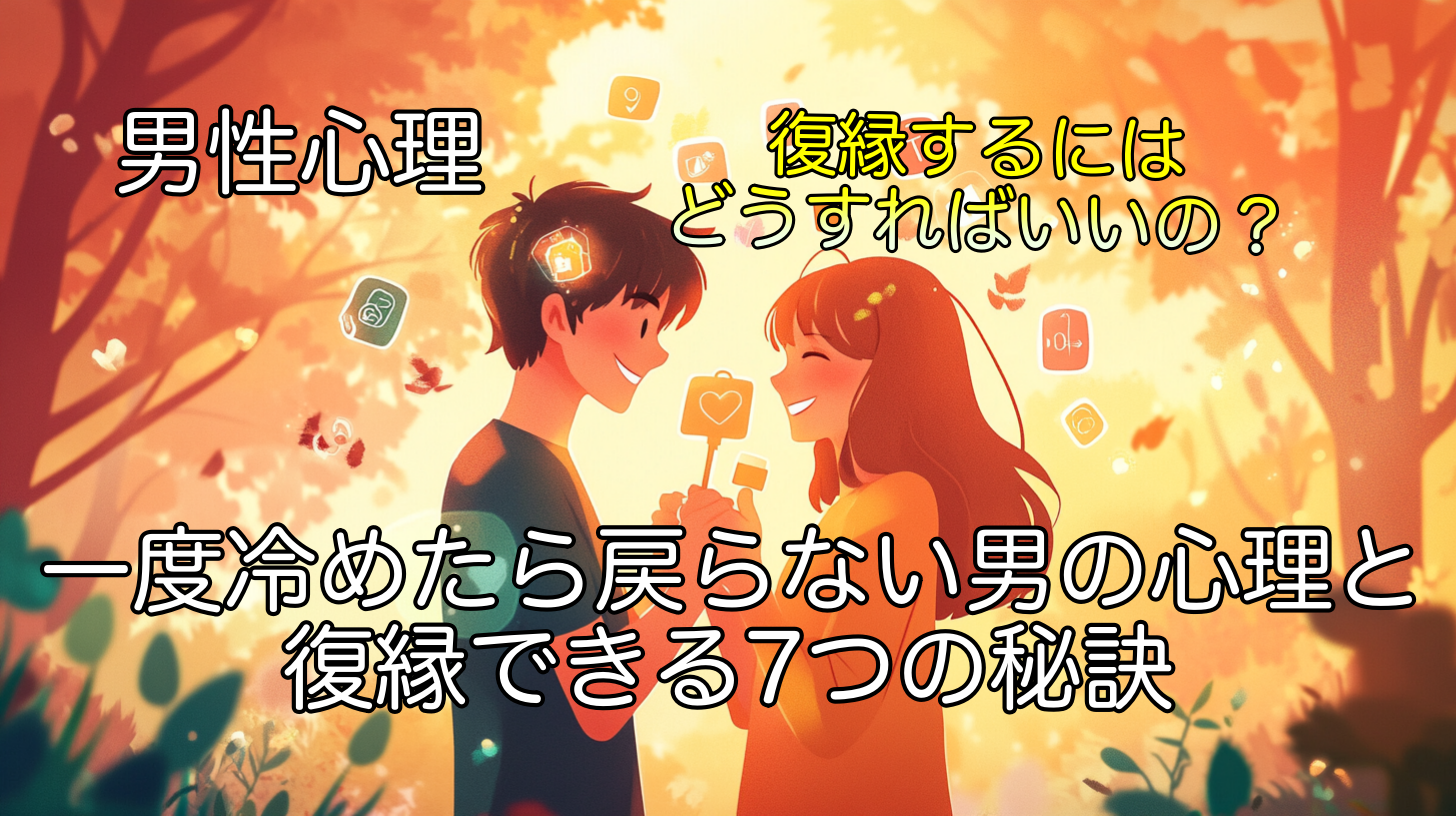 一度冷めたら戻らない男の心理と復縁できる7つの秘訣