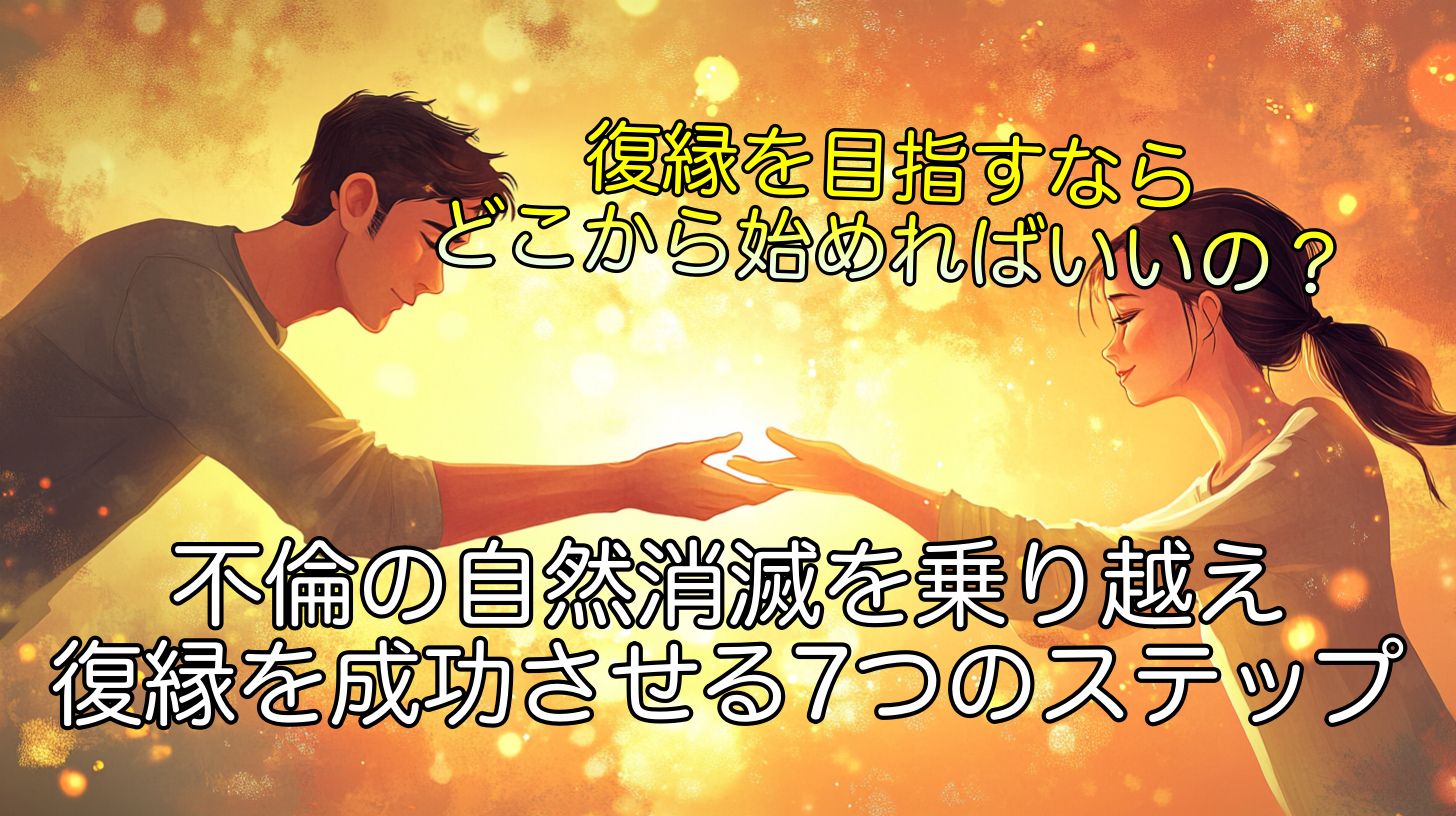 不倫の自然消滅を乗り越え復縁を成功させる7つのステップ