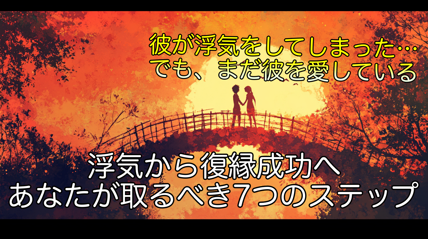浮気から復縁成功へ：あなたが取るべき7つのステップ