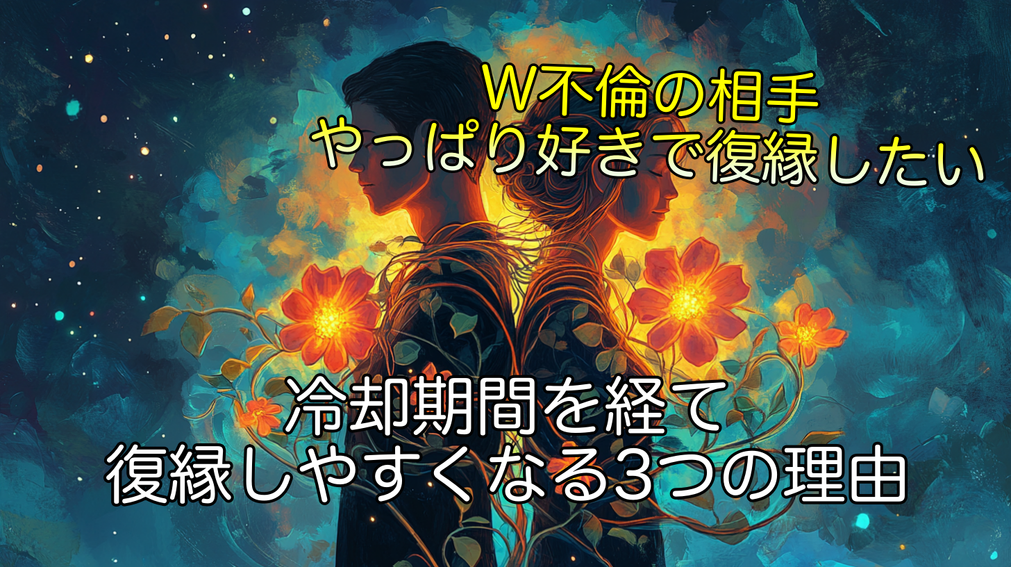 既婚者同士の不倫!冷却期間を経て復縁しやすくなる3つの理由