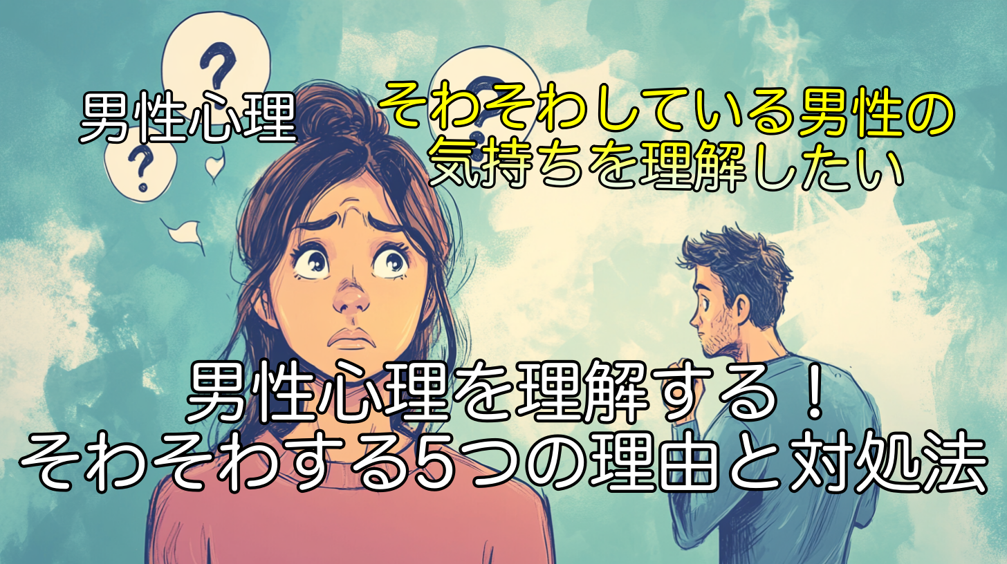男性心理を理解する！そわそわする5つの理由と対処法