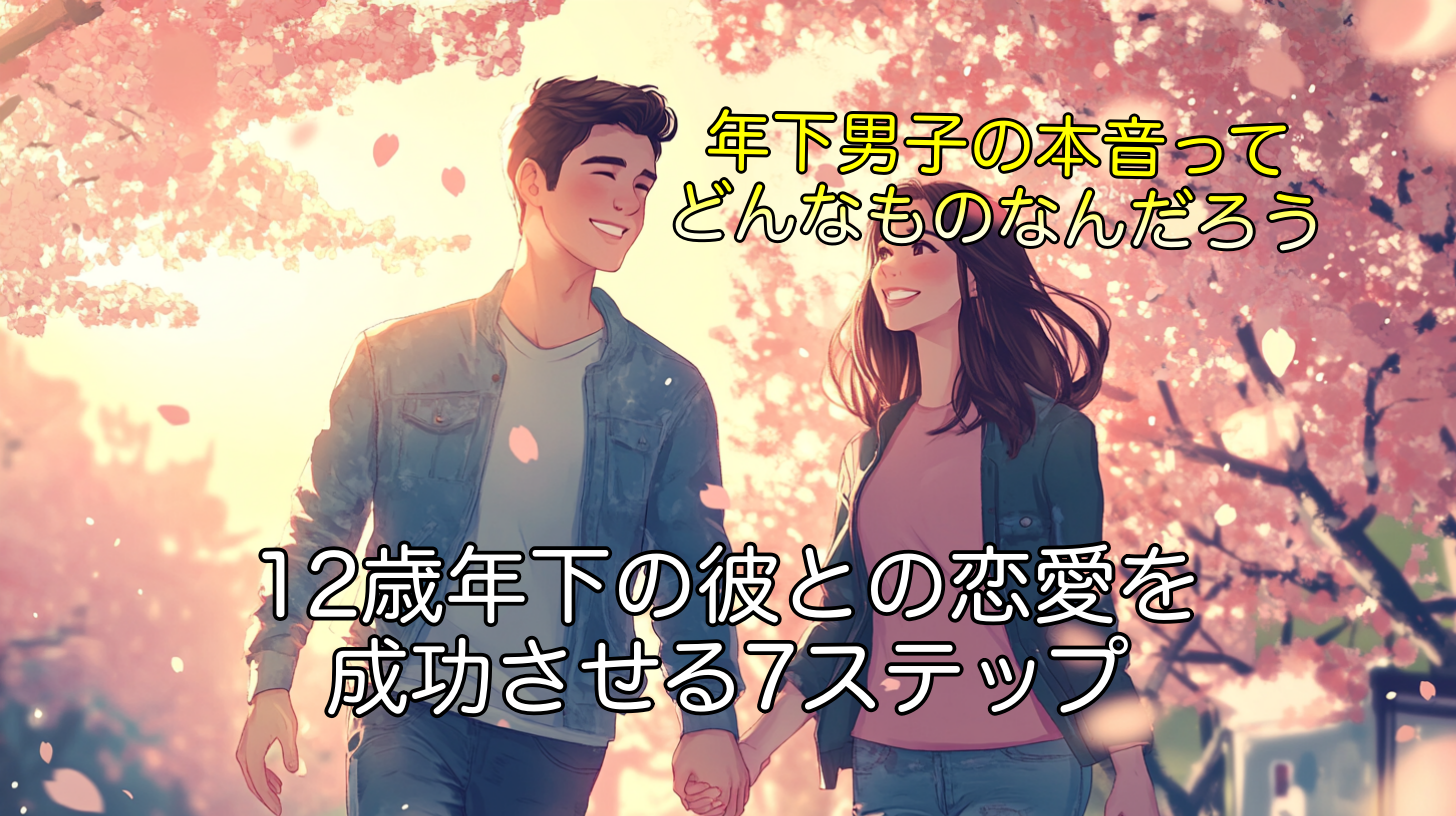 男性心理 12歳年下の彼との恋愛を成功させる7ステップ