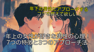 年上の女性が好きな男性の心理！7つの特徴と3つのアプローチ法
