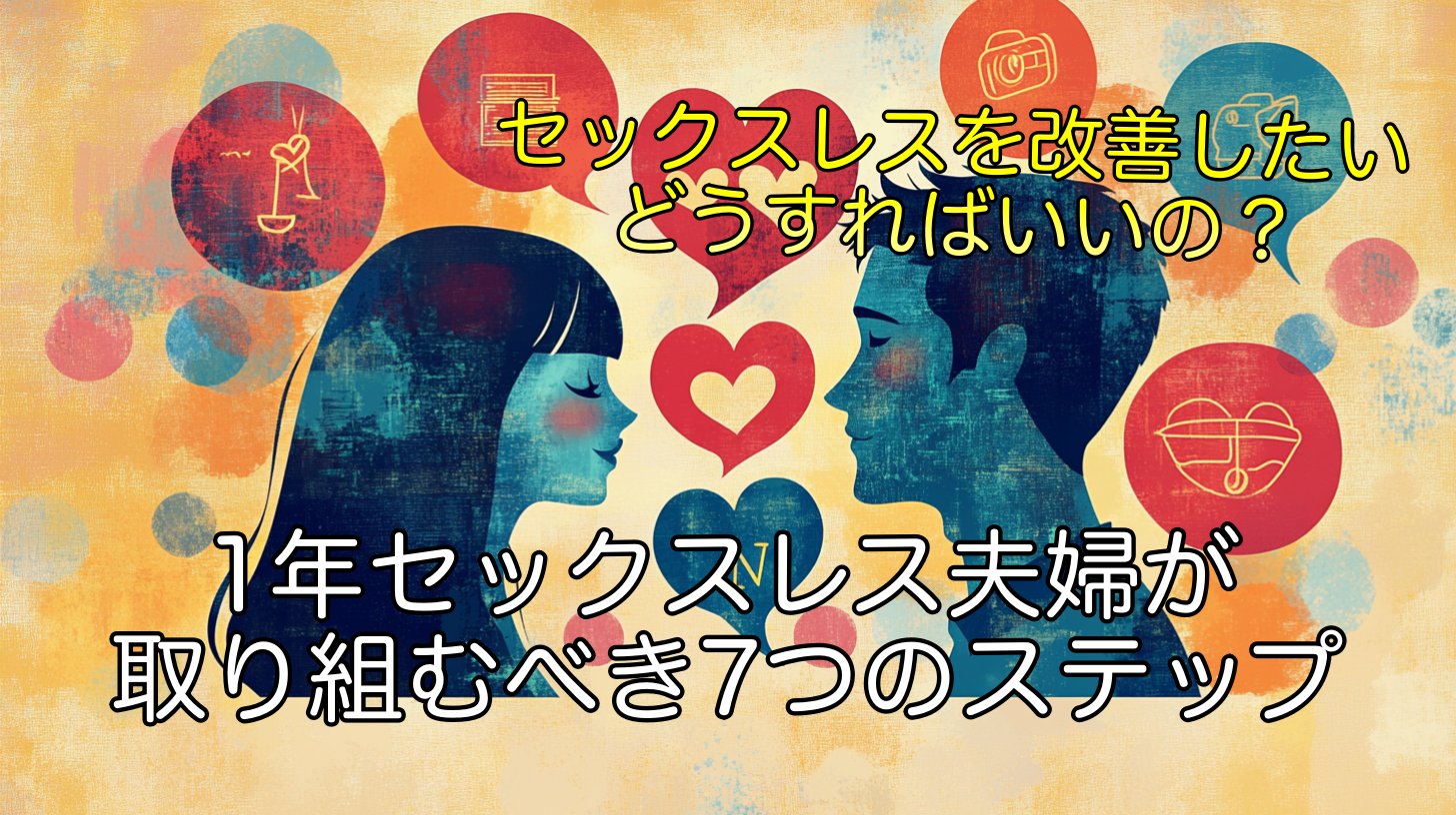 1年セックスレス夫婦が取り組むべき7つのステップ