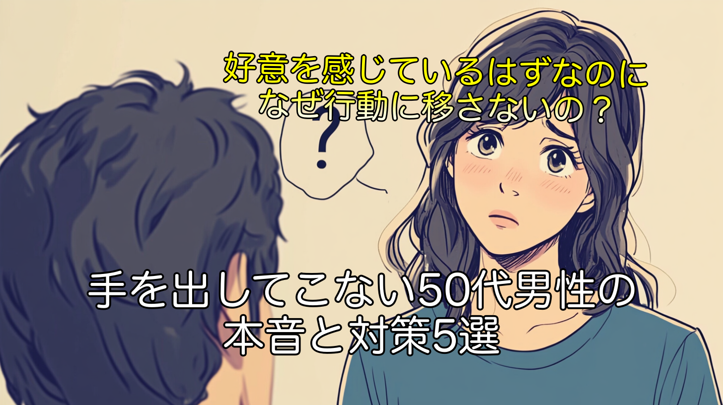 手を出してこない50代男性の本音と対策5選