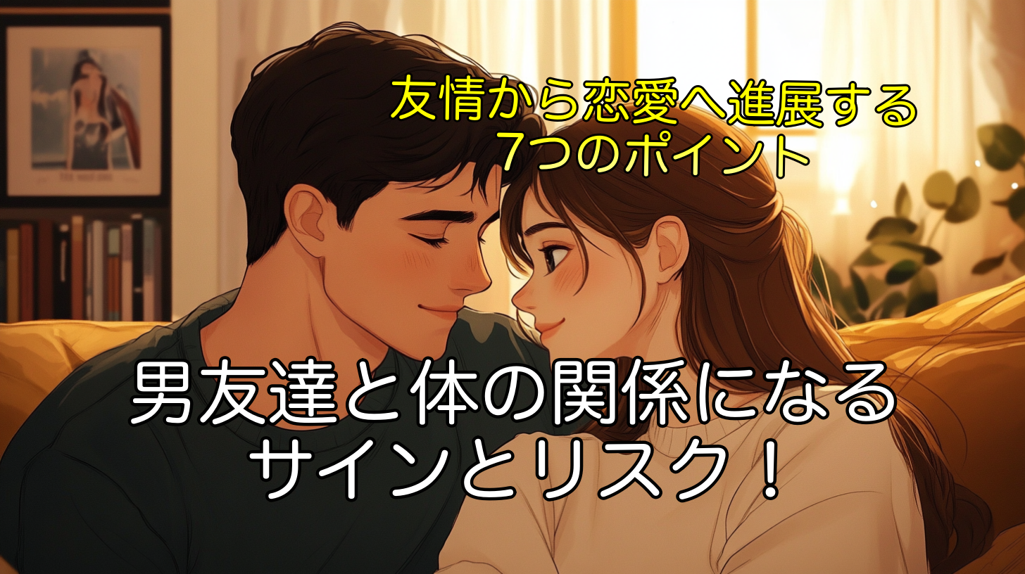 男友達と体の関係になるサインとリスク！友情から恋愛へ進展する7つのポイント