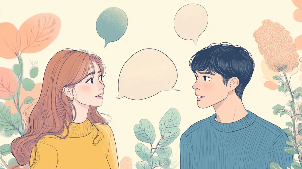 奥手男性とのコミュニケーション