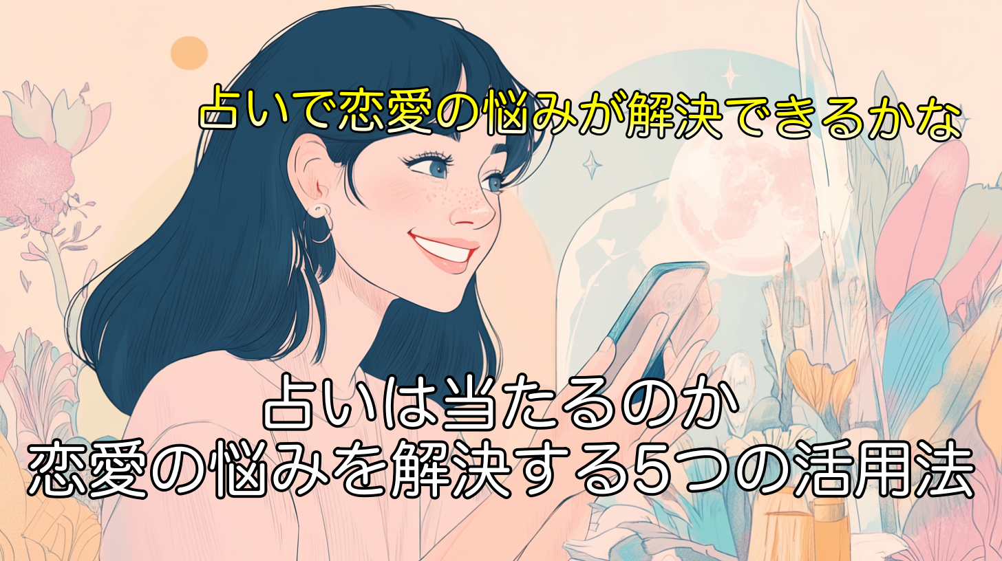占いは当たるのか恋愛の悩みを解決する5つの活用法