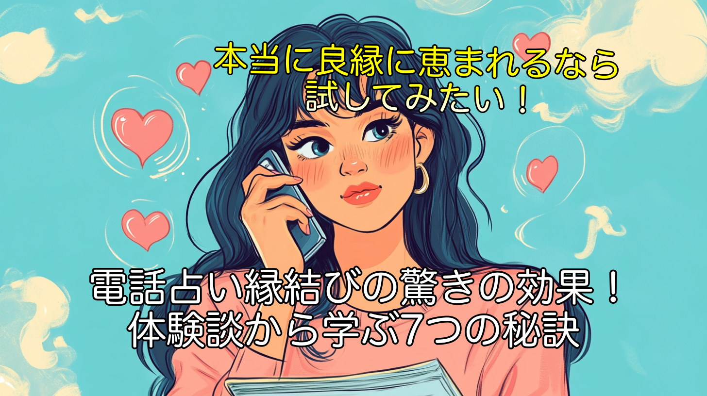 電話占い縁結びの驚きの効果！体験談から学ぶ7つの秘訣