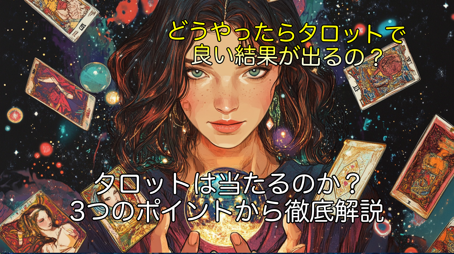 タロット当たるのか？3つのポイントから徹底解説