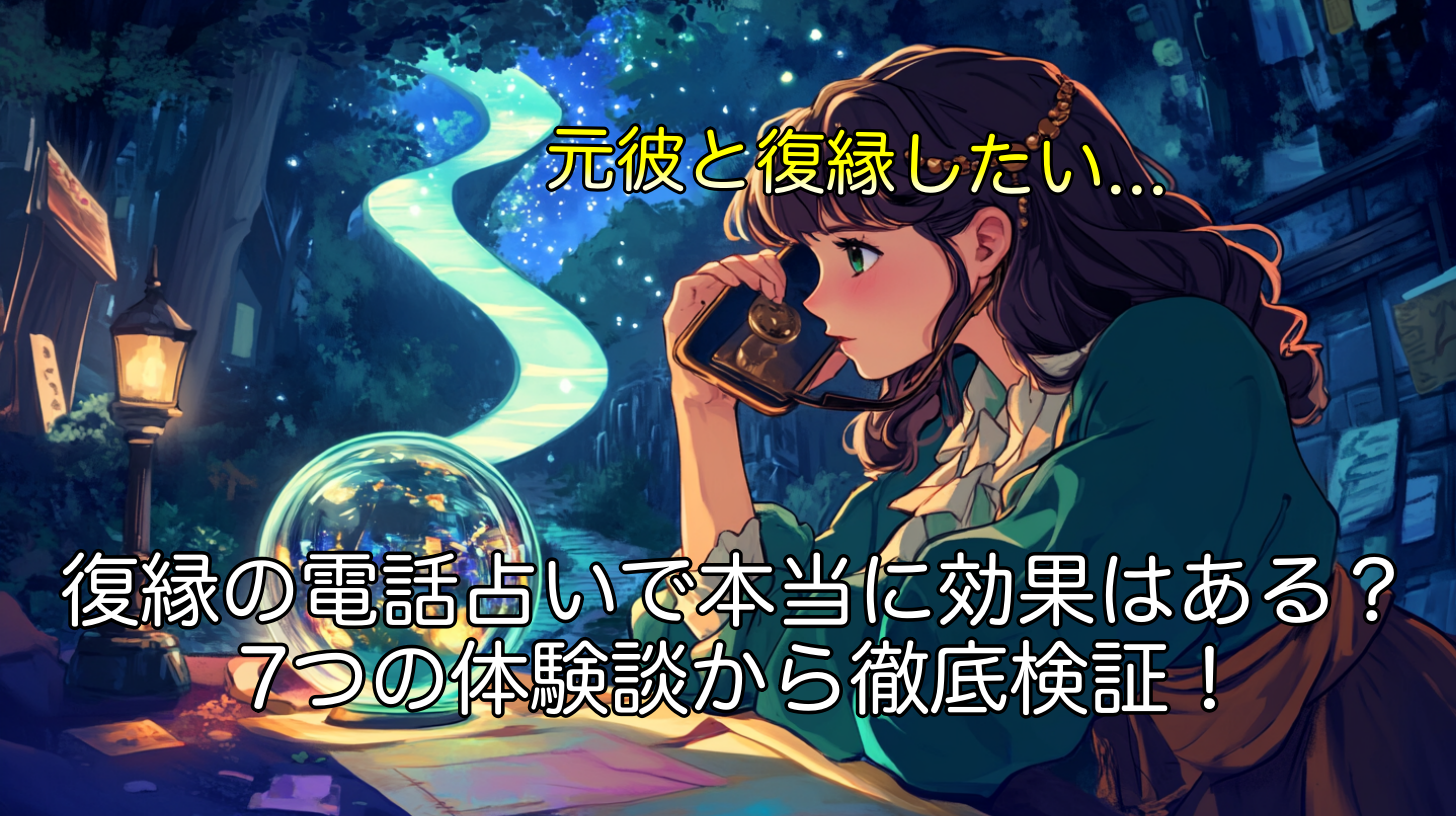 復縁の電話占いで本当に効果はある？7つの体験談から徹底検証！