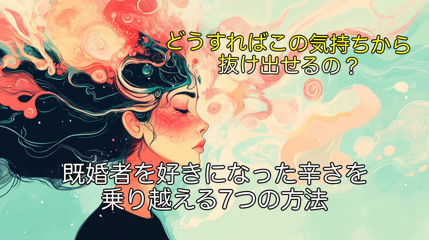 既婚者を好きになった辛さを乗り越える7つの方法