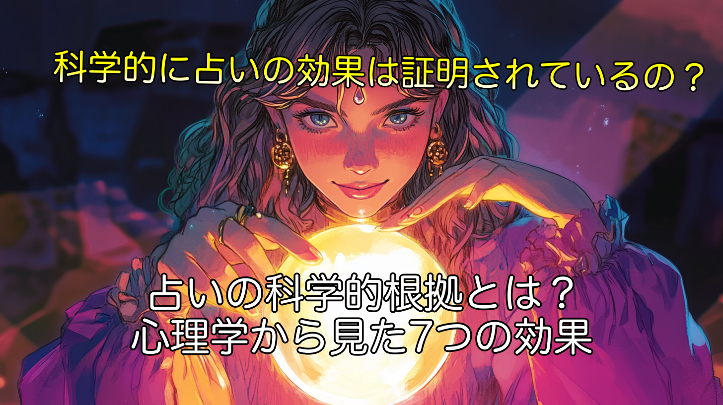 占いの科学的根拠とは？心理学から見た7つの効果