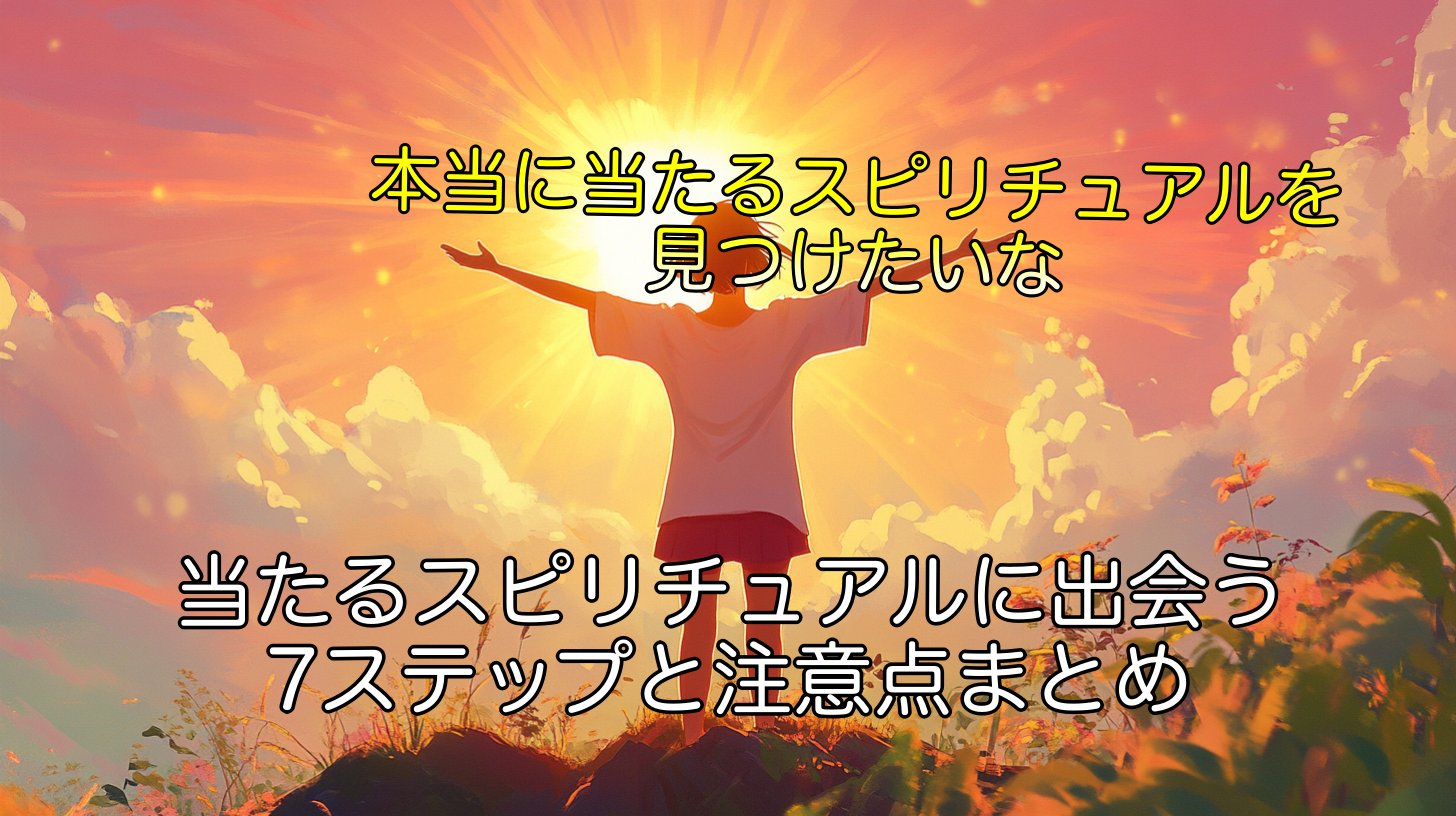 当たるスピリチュアルに出会う7ステップと注意点まとめ