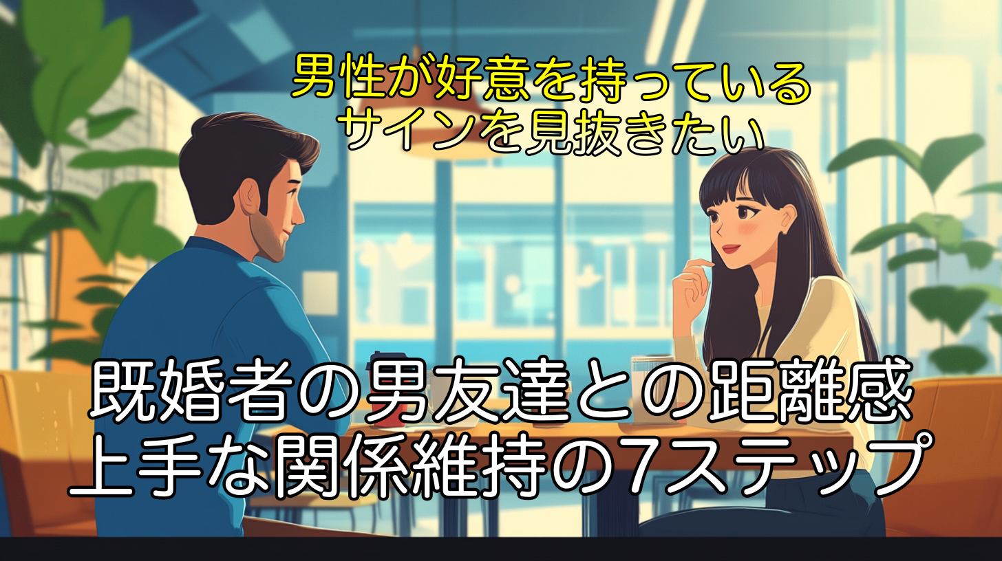 既婚者の男友達との距離感、上手な関係維持の7ステップ