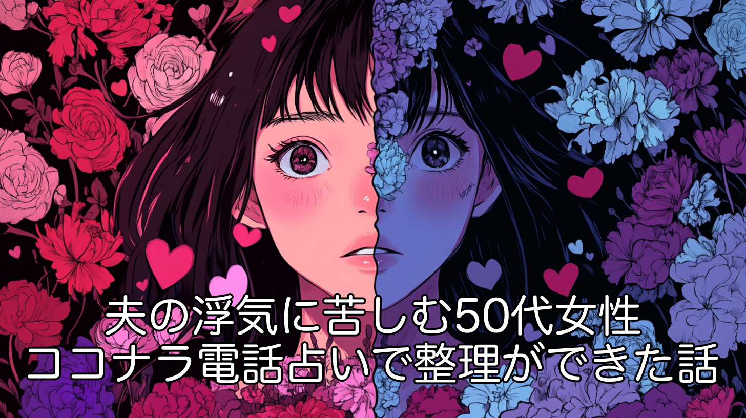 夫の浮気に苦しむ50代女性3人がココナラ電話占いで心の整理ができた話【体験談】