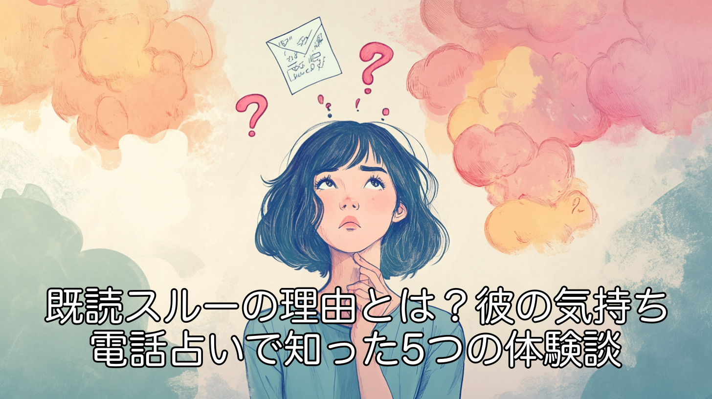 【50代女性のLINE恋愛】既読スルーの理由とは？彼の気持ちを電話占いで知った5つの体験談