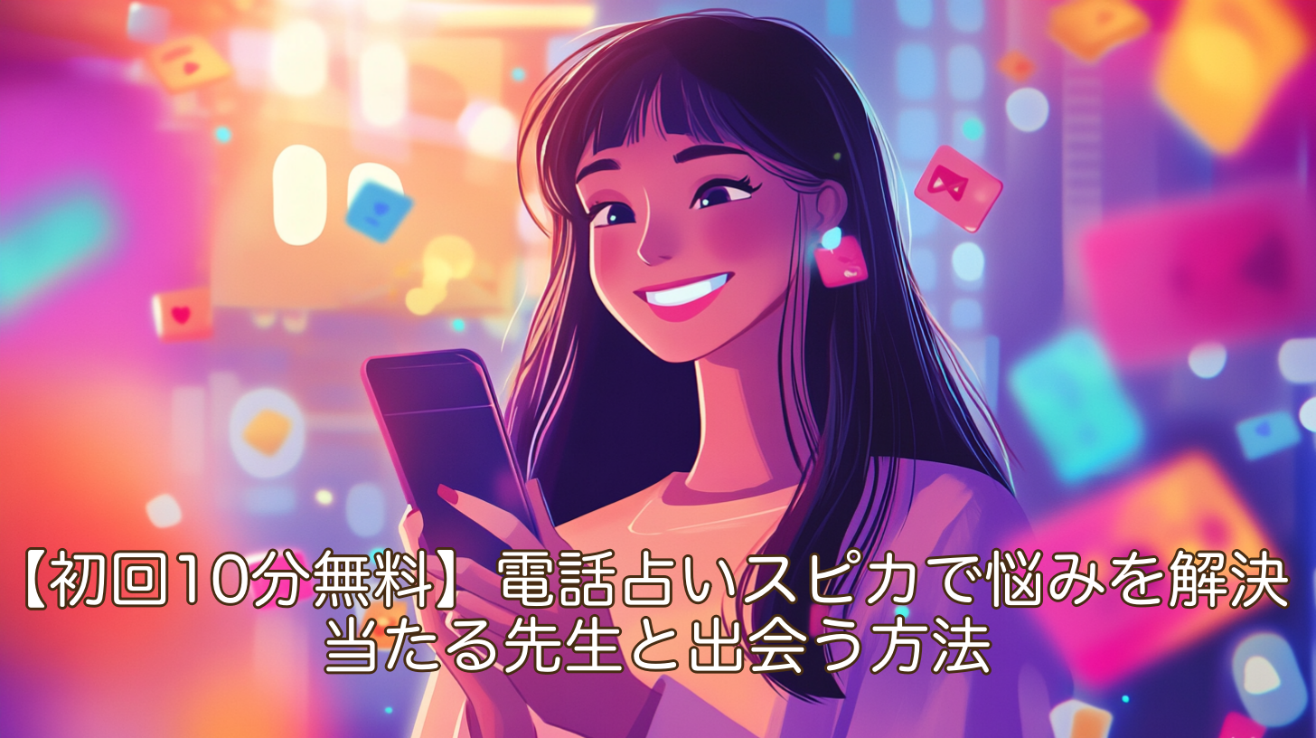 【初回10分無料】電話占いスピカで悩みを解決！当たる先生と出会う方法