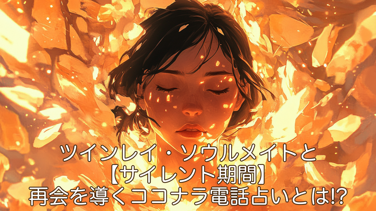 ツインレイ・ソウルメイトと【サイレント期間】彼と再会を導くココナラ電話占いとは!?