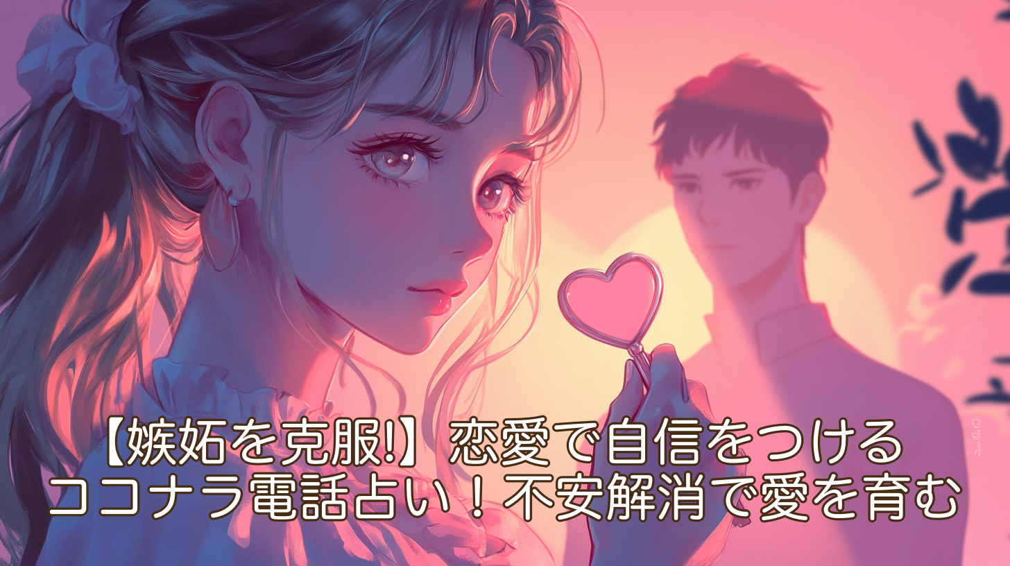 【嫉妬を克服!】恋愛で自信をつけるココナラ電話占い｜不安解消で愛を育む