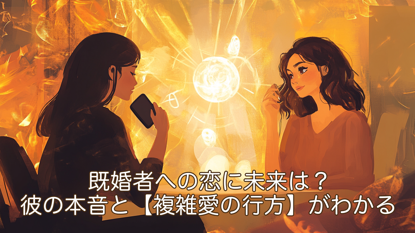 既婚者への恋に未来は？ココナラ電話占いで彼の本音と【複雑愛の行方】がわかる！