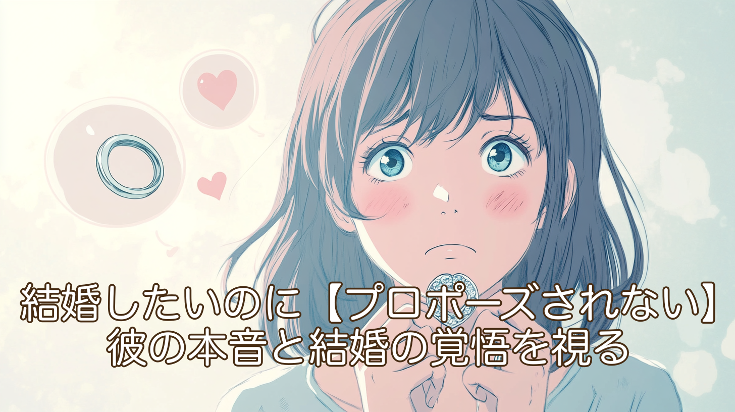結婚したいのに【プロポーズされない】ココナラ電話占いで彼の本音と結婚の覚悟を視る