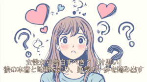 女性から告白すべき？【片思い】ココナラ電話占いで彼の本音と最適な時期を知り、勇気の一歩を踏み出す