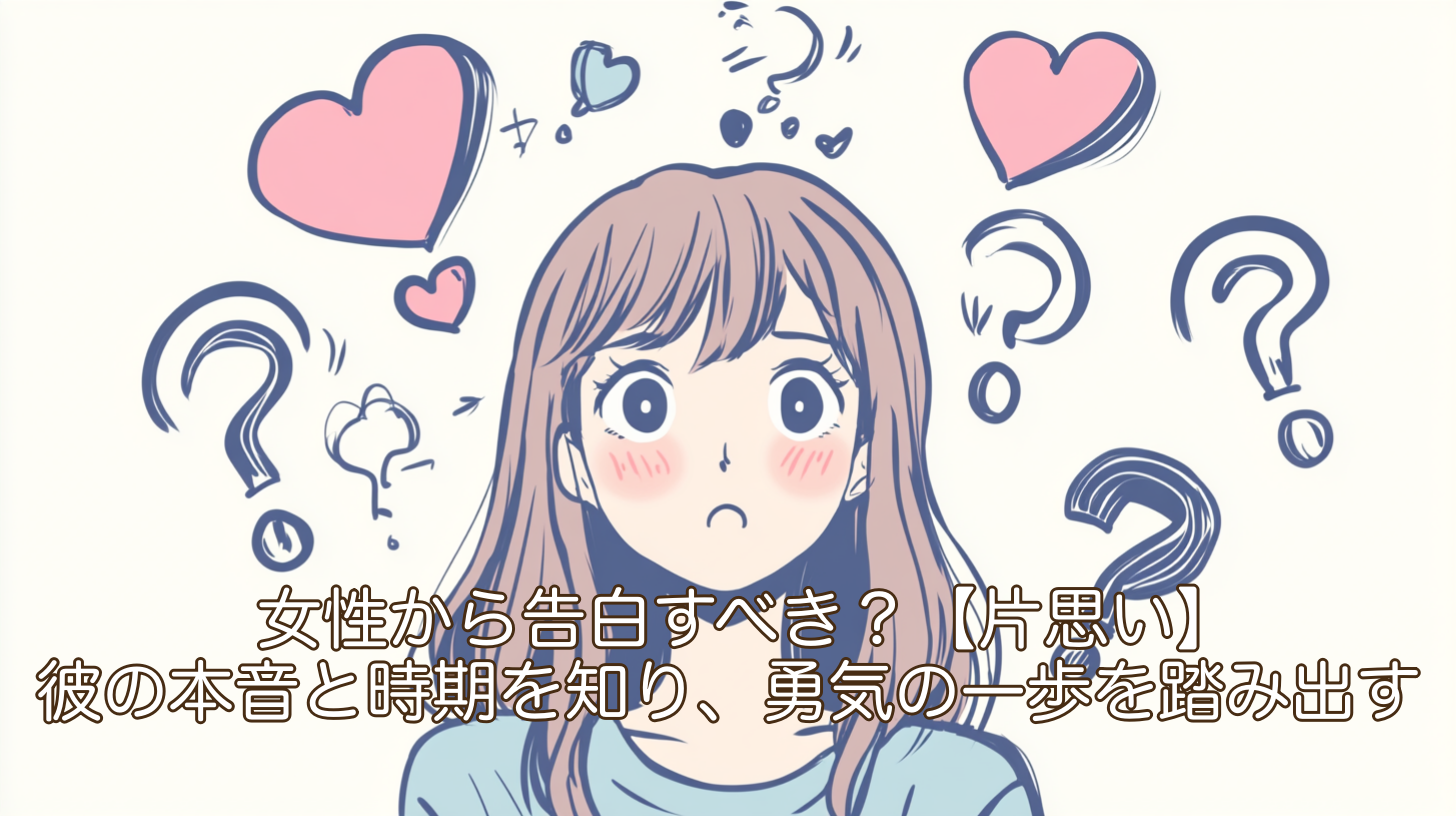 女性から告白すべき？【片思い】ココナラ電話占いで彼の本音と最適な時期を知り、勇気の一歩を踏み出す