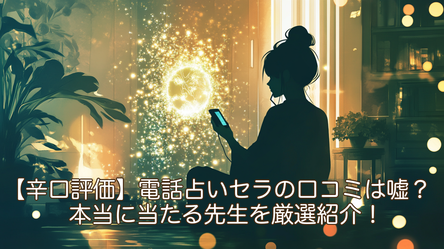 【辛口評価】電話占いセラの口コミは嘘？本当に当たる先生を厳選紹介！