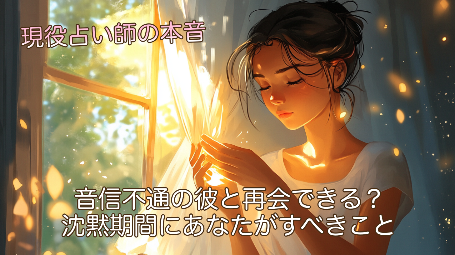 【現役占い師の本音】音信不通の彼と再会できる？沈黙期間にあなたがすべきこと