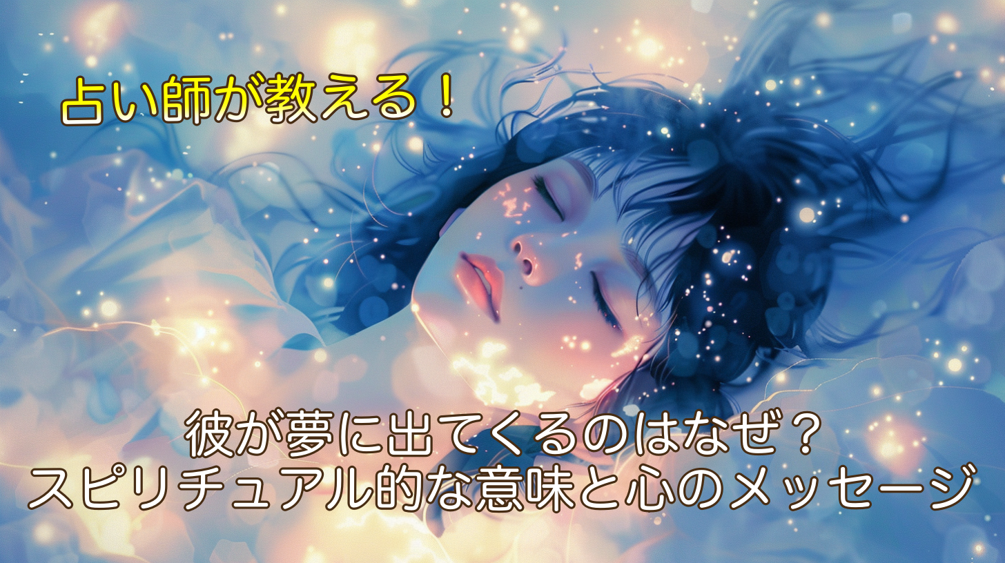 彼が夢に出てくるのはなぜ？スピリチュアル的な意味と心のメッセージ