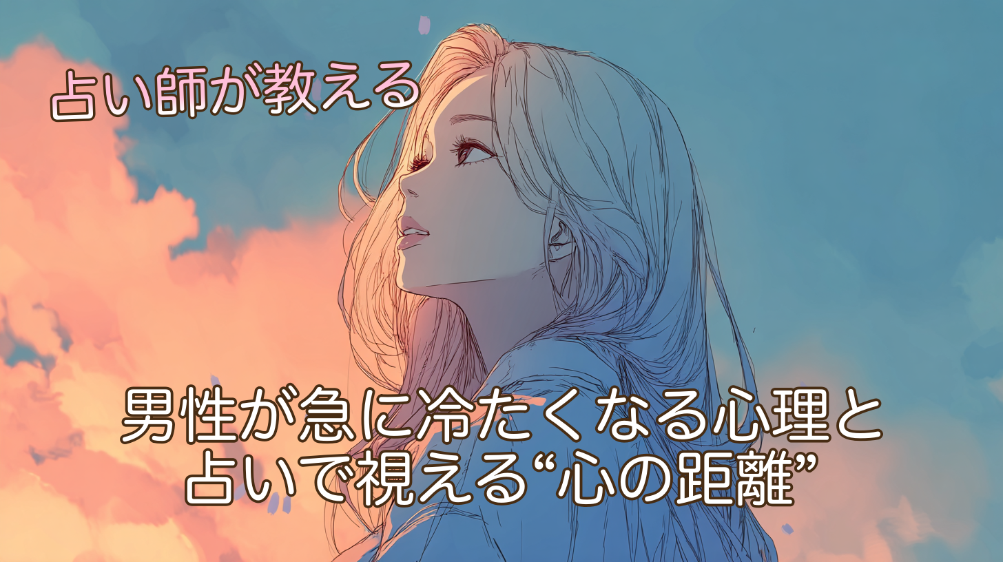 男性が急に冷たくなる心理と占いで視える“心の距離”