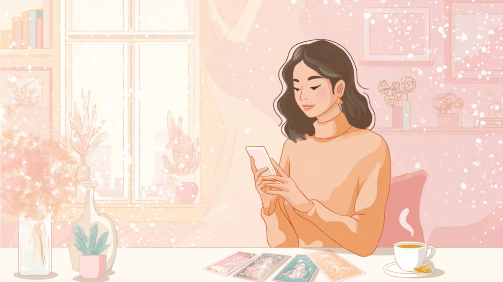 🌷 第５章：占いで視える“彼の本音”と“今後の流れ”